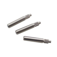 Customized hardware parts CNC metal Stainless Steel turning thread knurled Shaft for Toy